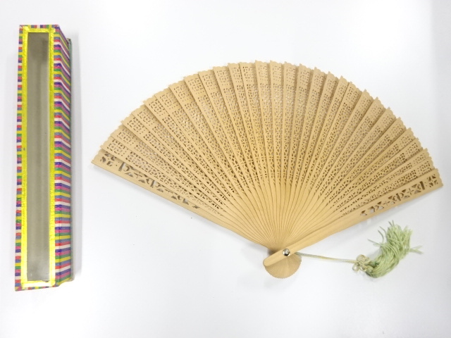 アンティーク　白檀扇子